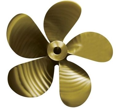 Elica per barca - ERIS PROPELLERS - a passo fisso / in linea d'asse / 5 pale