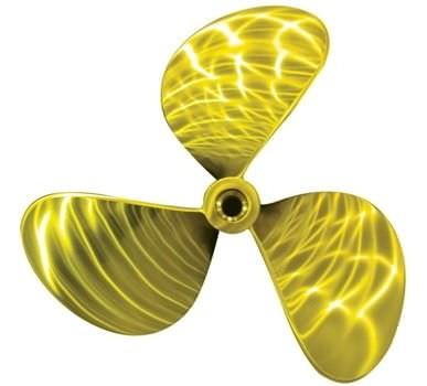 Elica per barca - ERIS PROPELLERS - a passo fisso / in linea d'asse / 3 pale