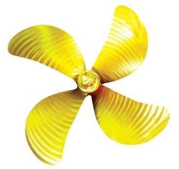 Elica per barca da pesca professionale - ERIS PROPELLERS - a passo fisso / in linea d'asse / 4 pale