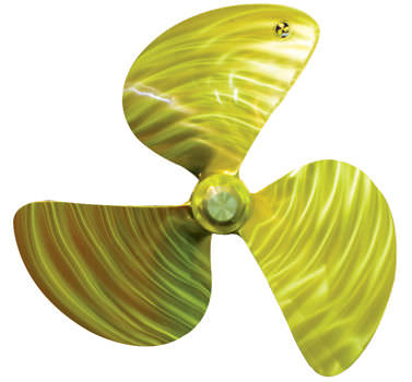Elica per imbarcazione veloce - ERIS PROPELLERS - a passo fisso / in linea d'asse / 3 pale