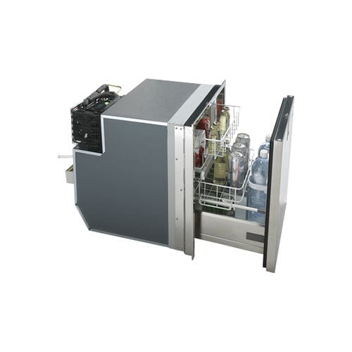 Frigorifero con congelatore per barca - 65 frost-free - Indel Marine - da incasso / a cassetti / in acciaio inossidabile