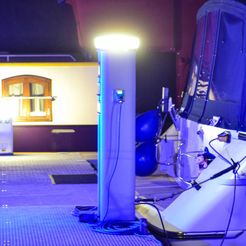 Colonnina con illuminazione incorporata - PLATINUM - Marina & Holiday Park Solutions Ltd - RMCS - di distribuzione elettrica / di distribuzione di acqua / per pontile