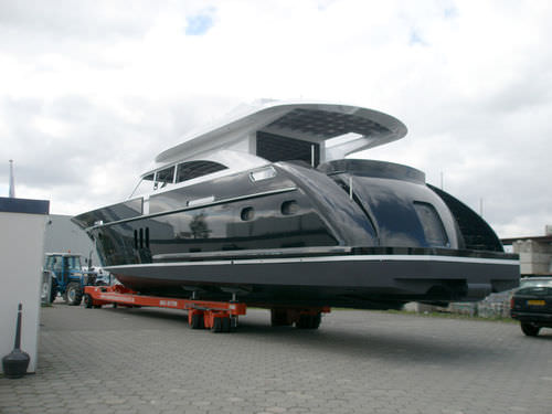 Carrello di movimentazione pesante - SLW 360 AWS  - SCHILSTRA BOATLIFT SYSTEMS - per cantiere navale / a ruote indipendenti