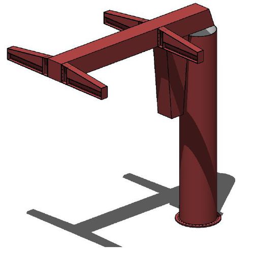 Gru per marina - SCHILSTRA BOATLIFT SYSTEMS - a bandiera girevole