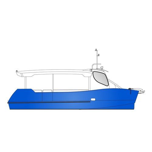 Barca professionale barca per trasporto passeggeri - 10 m – 12 pax - ODC MARINE - diesel / in alluminio / cabinato