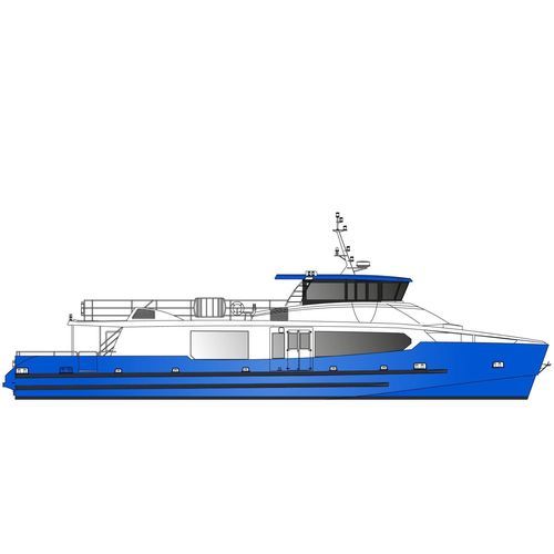 Traghetto passeggeri Bureau Veritas - 27m - 295 pax - ODC MARINE - in alluminio / per navigazione interna