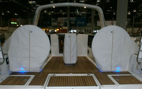 Telone di protezione per barca a vela - Oceanis 41.1 - TTOP Nautic - per ruota del timone / in PVC / grigio