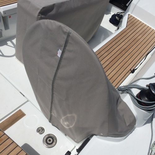 Telone di protezione per ruota del timone - Oceanis 34.1 - TTOP Nautic - per barca a vela / in PVC / grigio
