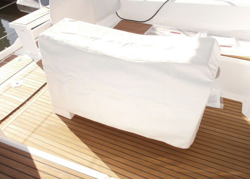 Telone di protezione per barca a vela - Oceanis 38.1 - TTOP Nautic - per tavolo da pozzetto / in PVC / grigio