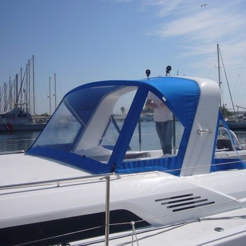 Capote di tuga per barca a vela - Oceanis 51.1 - TTOP Nautic - per cabina di pilotaggio / con struttura in alluminio / con struttura in acciaio inossidabile