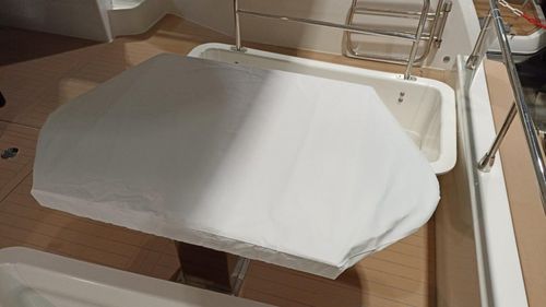 Telone di protezione di barca - Prestige F4 - TTOP Nautic - per tavolo da pozzetto / in PVC / grigio