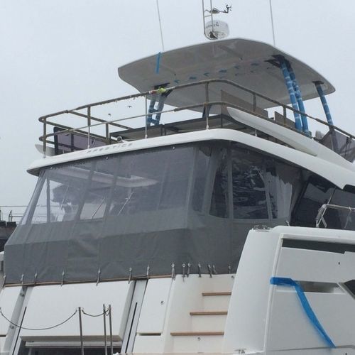 Chiusura da pozzetto per imbarcazione a motore - Prestige M48 - TTOP Nautic - per Prestige