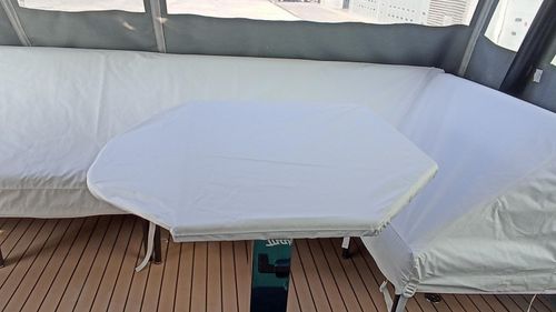 Telone di protezione di barca - Prestige M48 - TTOP Nautic - per tavolo da pozzetto / in PVC / grigio