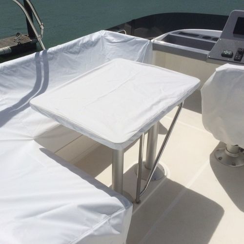 Telone di protezione di barca - Swift Trawler 41 Fly - TTOP Nautic - per tavolo da pozzetto / in PVC / grigio