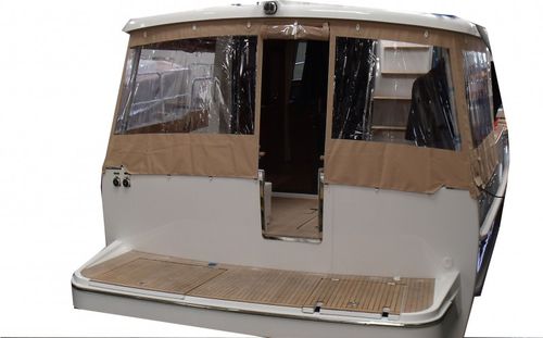 Chiusura da pozzetto per imbarcazione a motore - Swift Trawler 44 - TTOP Nautic - per Bénéteau