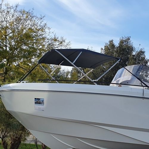 Tendalino parasole per barca - Flyer 9 Space Deck - Bi Avant - TTOP Nautic - per cabina di pilotaggio / con struttura in acciaio inossidabile / in PVC