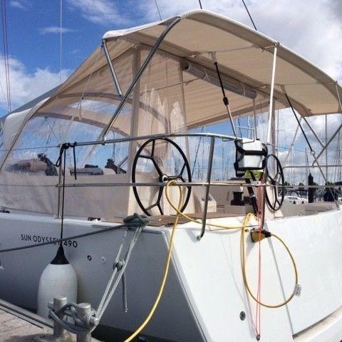 Chiusura da pozzetto per barche a vela - Sun Odyssey 490 - TTOP Nautic - per Jeanneau