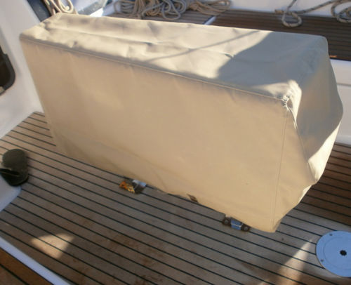 Telone di protezione per barca a vela - Dufour 350-382 - TTOP Nautic - per tavolo da pozzetto / in PVC / grigio