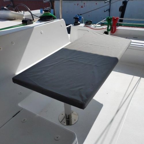 Telone di protezione di barca - Nautitech 44 Open - TTOP Nautic - per tavolo da pozzetto / in PVC / grigio