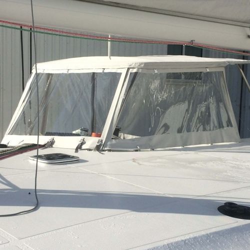 Chiusura da pozzetto per imbarcazione a motore - Neel 43 - TTOP Nautic - per Neel Trimarans