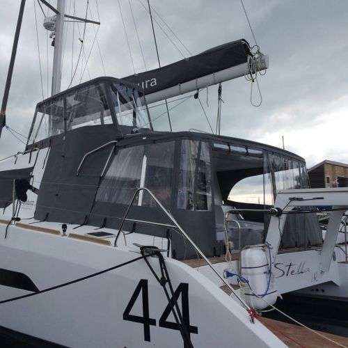 Chiusura da pozzetto per catamarano - Aventura 44 - TTOP Nautic - per barche a vela / per Aventura Catamarans