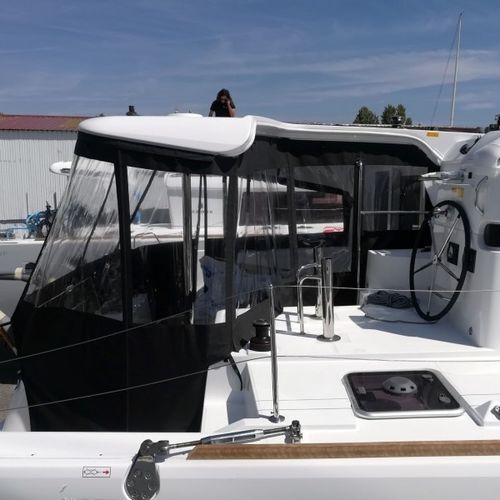 Chiusura da pozzetto per imbarcazione a motore - Lagoon 40 - TTOP Nautic - per catamarano / per Lagoon