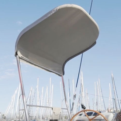 Tendalino parasole per barca - Tribord Excess 11 - TTOP Nautic - per catamarano / per cabina di pilotaggio / con struttura in acciaio inossidabile