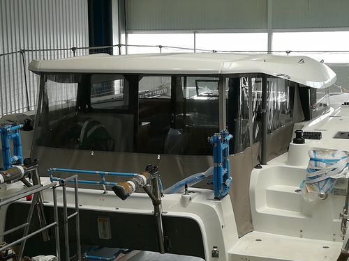 Chiusura da pozzetto per imbarcazione a motore - Excess 11 - TTOP Nautic - per catamarano / per Excess