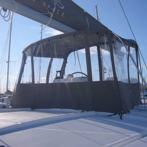 Chiusura da pozzetto per imbarcazione a motore - bal4.5fl-fer-tfix - TTOP Nautic - per catamarano / per Catana