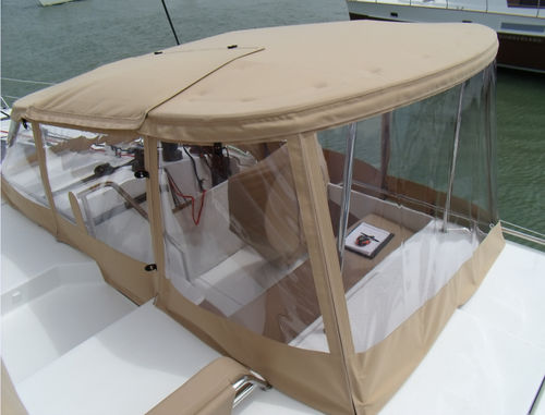 Chiusura da pozzetto per barche a vela - hel-44-fer-t-fix-bar - TTOP Nautic - per catamarano / per Fountaine Pajot