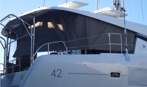 Chiusura da pozzetto per imbarcazione a motore - lag-42-ri-int-f-a - TTOP Nautic - per barche a vela / per catamarano / per Lagoon