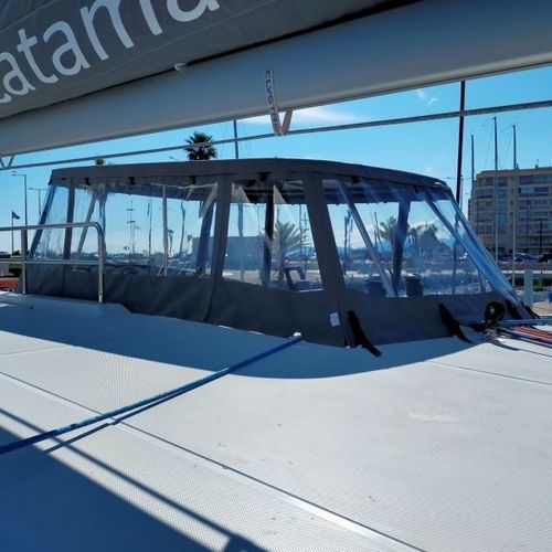 Chiusura da pozzetto per catamarano - Aventura 37 - TTOP Nautic - per barche a vela / per Aventura Catamarans