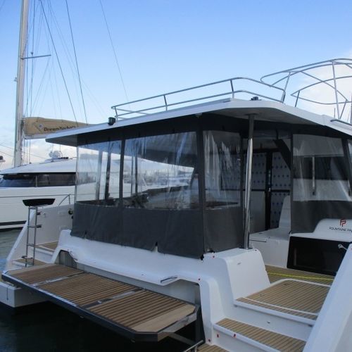 Chiusura da pozzetto per imbarcazione a motore - Elba 45 - TTOP Nautic - per barche a vela / per catamarano / per Fountaine Pajot
