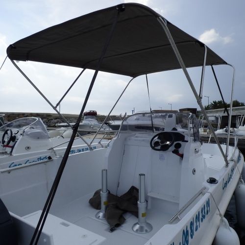 Tendalino parasole per barca - bi-st-in-n-2 - TTOP Nautic - per cabina di pilotaggio / con struttura in acciaio inossidabile / in PVC