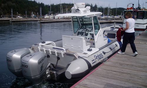 Gommone fuoribordo - NEPTUNE  - Polaris boat - semirigido / open / con console centrale