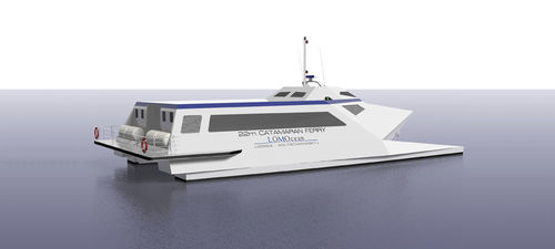 Traghetto passeggeri catamarano - Wavepiercer  - LOMOcean Design - ad alta velocità