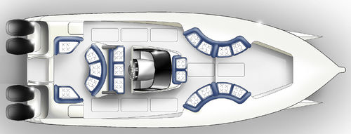 Barca open catamarano - Wavepiercer - LOMOcean Design - fuoribordo / da pesca sportiva