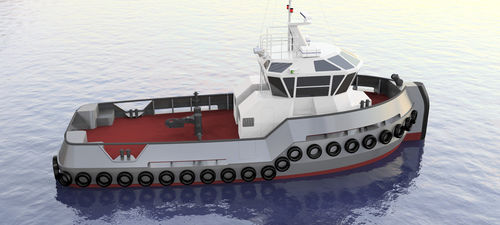 Barca professionale rimorchiatore - Micro Mega - LOMOcean Design