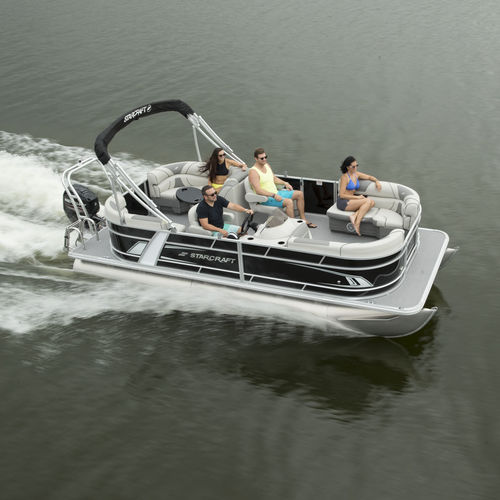 Pontoon boat fuoribordo - 20 R - Stardeck by starcraft - open / con console laterale / da sci nautico