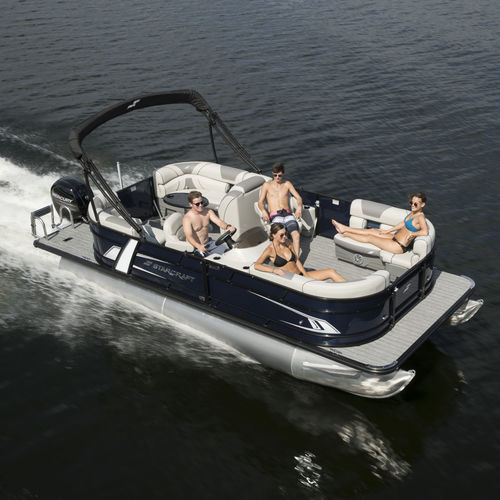Pontoon boat fuoribordo - EXS 1 - Stardeck by starcraft - open / con console laterale / da sci nautico