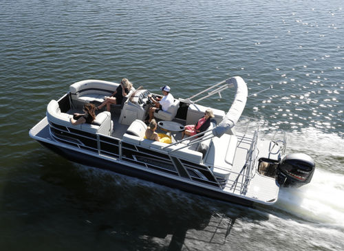 Pontoon boat fuoribordo - 5 Q - Stardeck by starcraft - tri-tube / open / con console laterale