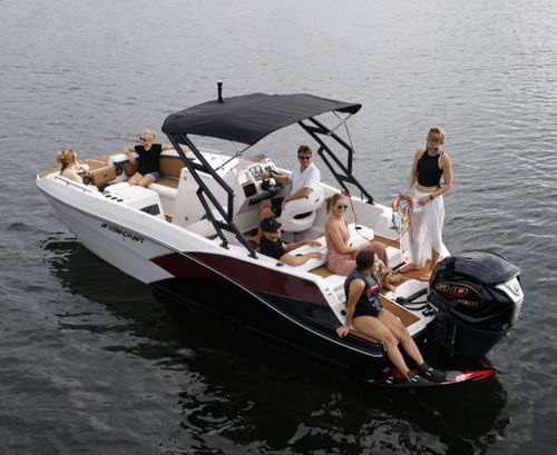 Bay boat fuoribordo - SVX OB 231 OB - Stardeck by starcraft - open / con console laterale / bow-rider