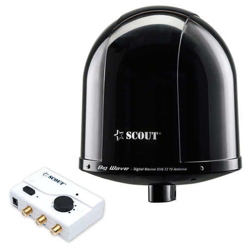 Antenna TV Big Wave Black Scout S.r.l. FM / DAB / per barca