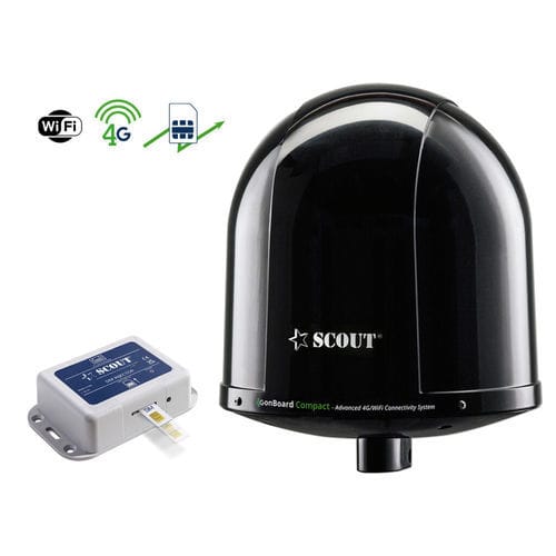 Antenna radio - 4G onBoard Compact Black - Scout S.r.l. - Internet / WiFi / 4G