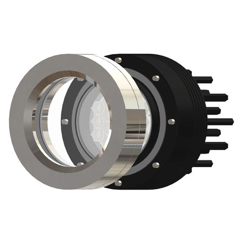 Illuminazione subacquea per yacht - PLAQUE MSR18240S - ASTEL MARINE - LED / passascafo / da incasso