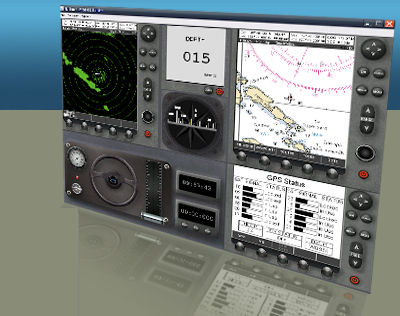 Simulatore di navigazione - NetSim - Electronic Navigation Simulator - Virtual Marine Technology Inc. - per barca