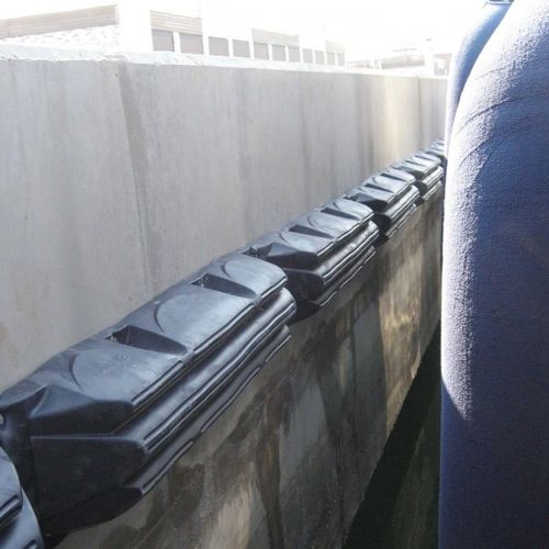 Parabordi per marina - B.90 - EVA Bumper - per pontile / a forma di D / Dropstitch
