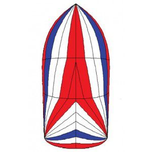 Spinnaker simmetrico - SYM1 - Spinnaker One - per barca a vela da crociera / triradiale