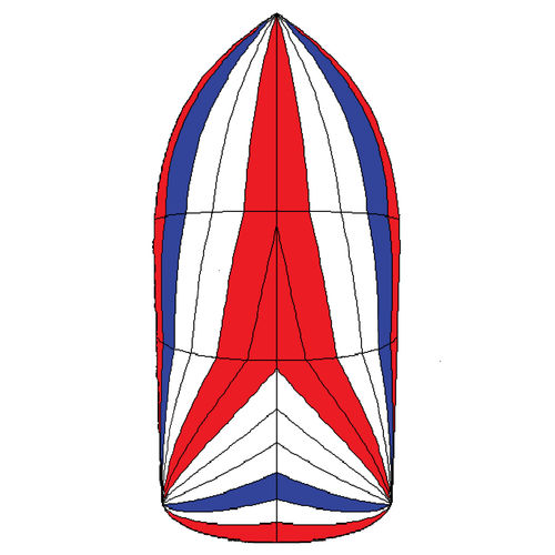 Spinnaker simmetrico - SYM11 - Spinnaker One - per barca a vela da crociera / triradiale / in nylon