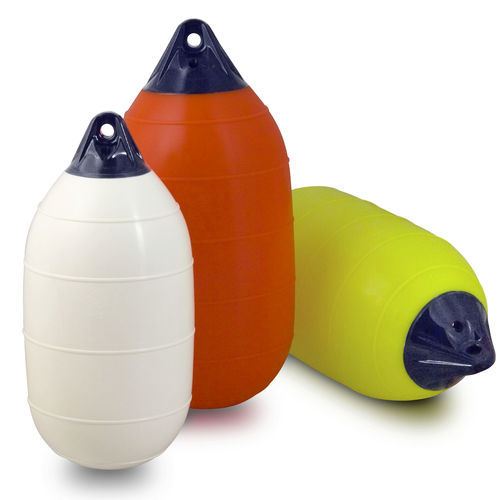 Parabordo per barca - HL-series - POLYFORM - cilindrico / bianco / rosso